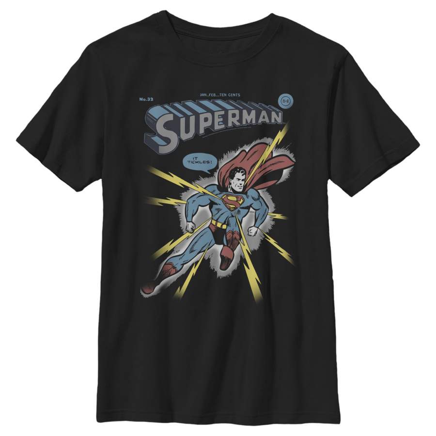 Superman Boy’s Electrified  T Shirt