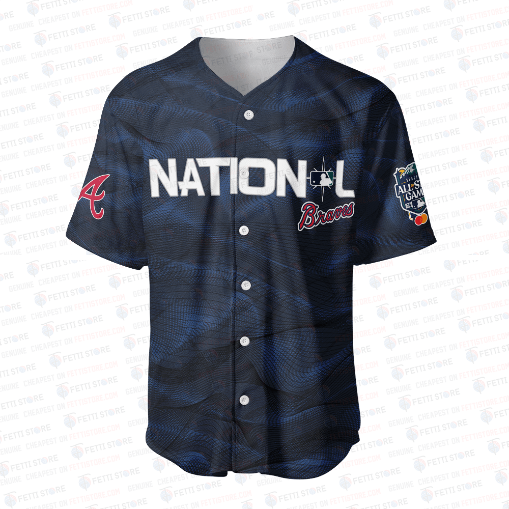 Atlanta Braves All-Star Game Custom Name Baseball Jersey