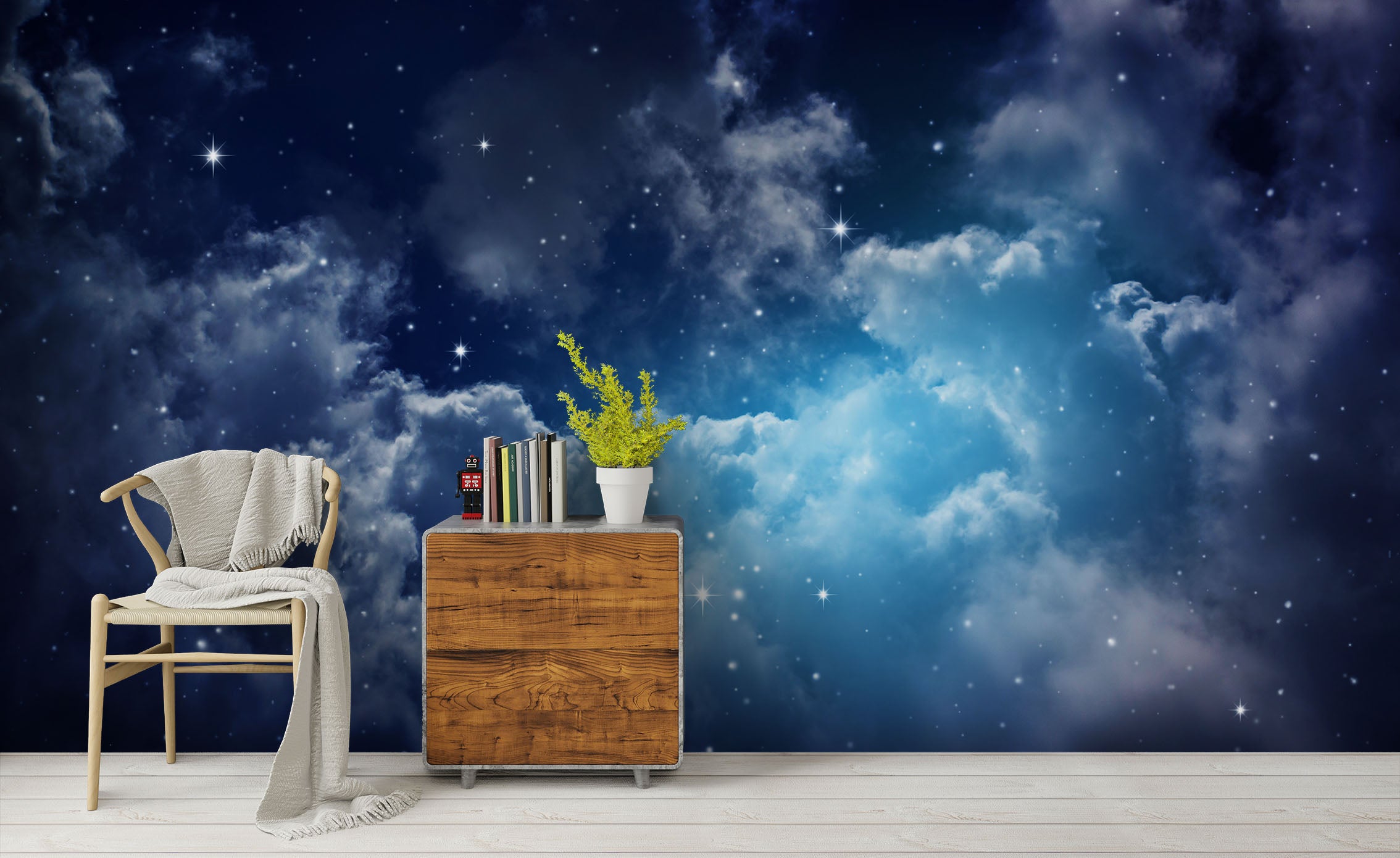 3D Sky Nebula Wall Mural Wallpaper Sww  130