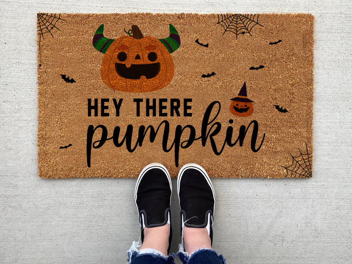 Waybackapparel Pumpkin Halloween 3D Doormat