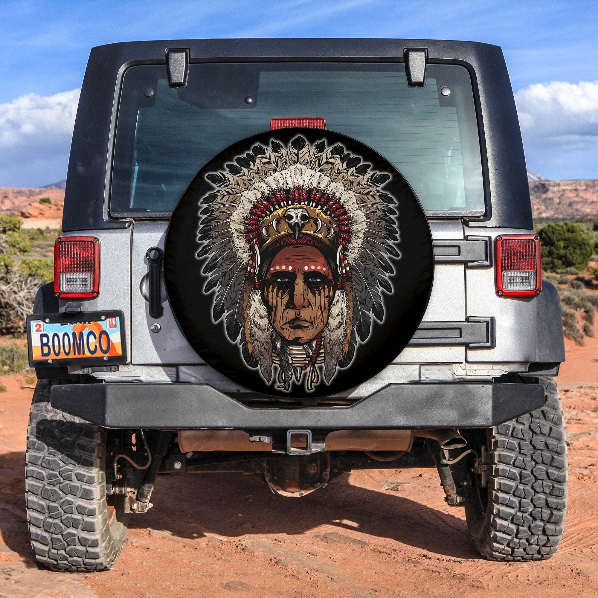 Jeep Native American Spare Tire Cover No.11 Lt6