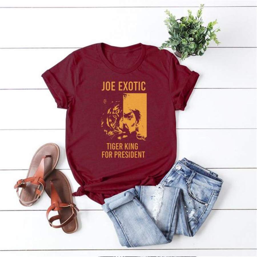 Unsex Joe Exotic President T-shirt Tiger King