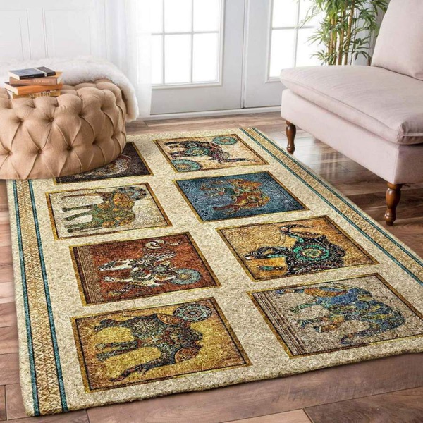 Vintage Elephant Rug RCDD81F37705