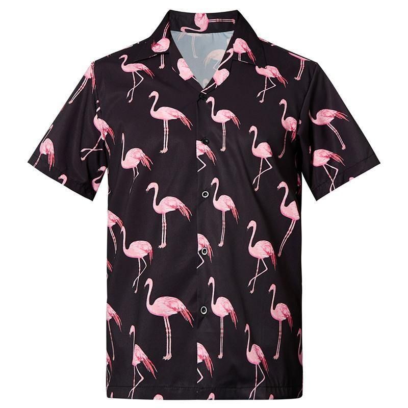 Buy Mens Hawaii Shirts Flamingo Ha87266