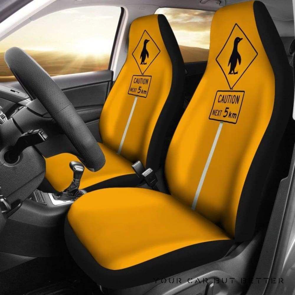 New Zealand Penguin Sign Car Seat Covers K5