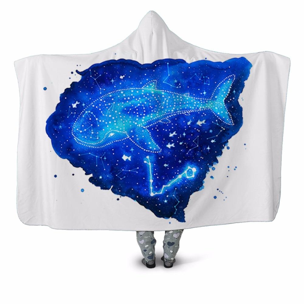 Animal Constellations Blanket Hoodie