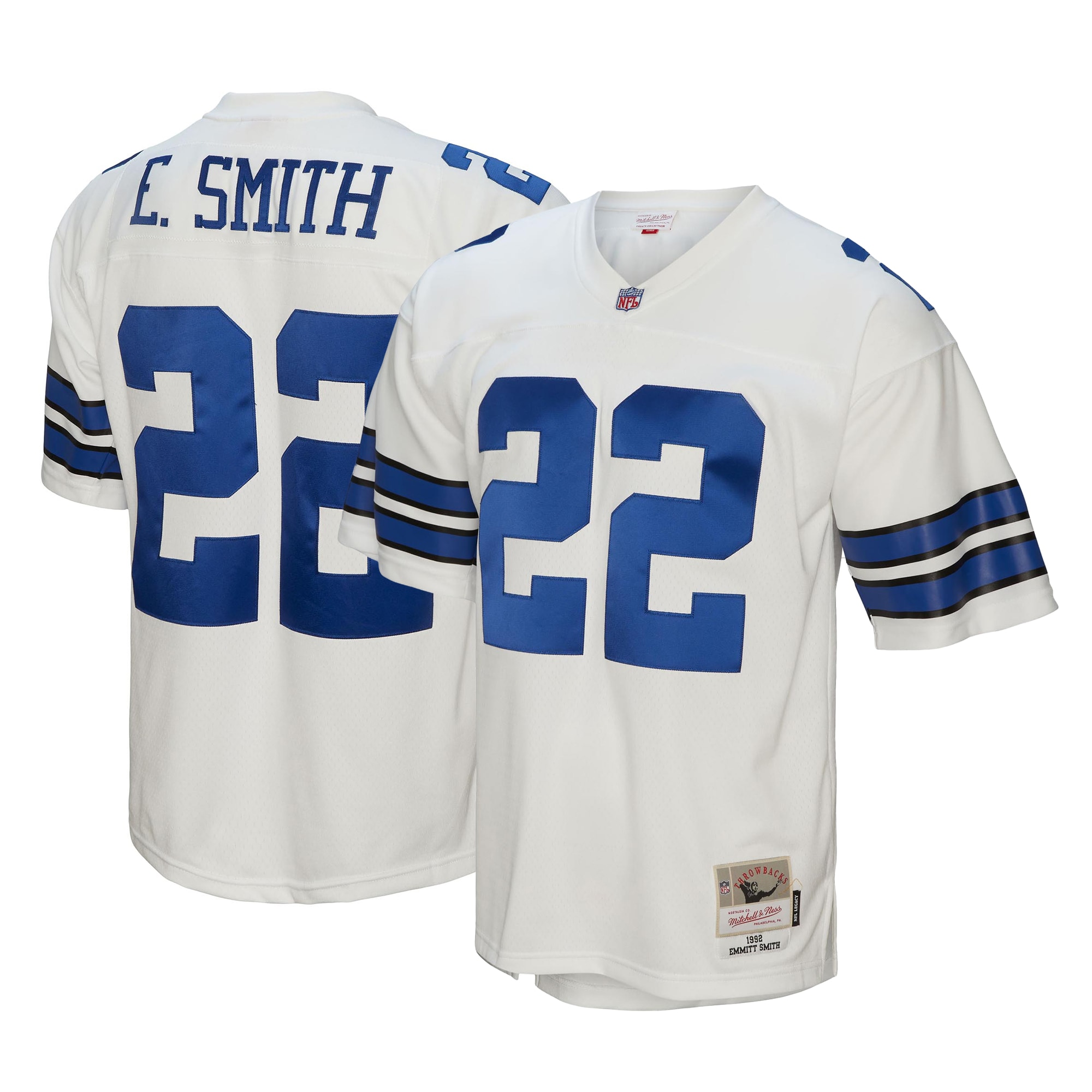 Youth Dallas Cowboys Emmitt Smith Mitchell & Ness White Retired Player Legacy Jersey