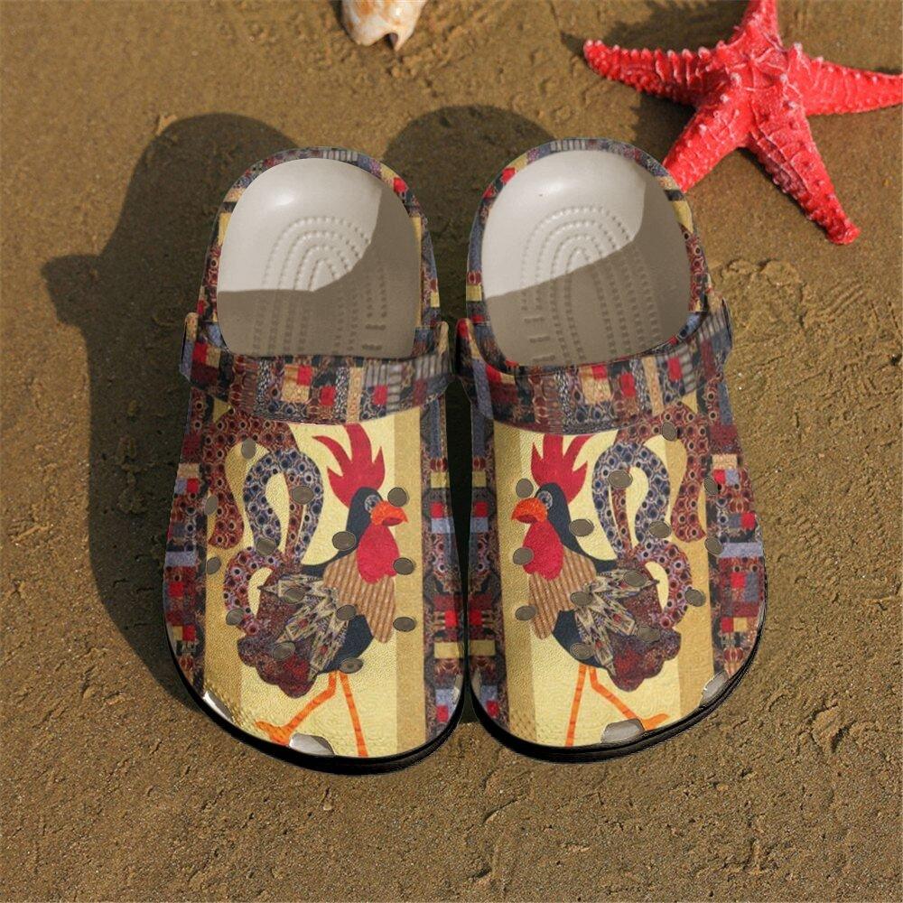 Chicken Personalized Clog, Custom Name, Text, Color, Number Fashion Style For Women, Men, Kid, Print 3D Beautiful Rooster