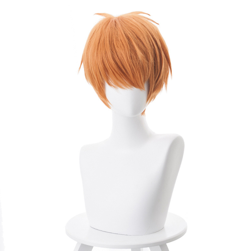 Anime Fruits Basket Soma Souma Kyo Short Wig Cosplay Costume Furutsu Basuketto Heat Resistant Synthetic Hair+Wig Cap alx