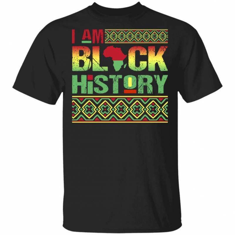 I Am Black History T-shirt I am Love Respect Dashiki Tee MT01