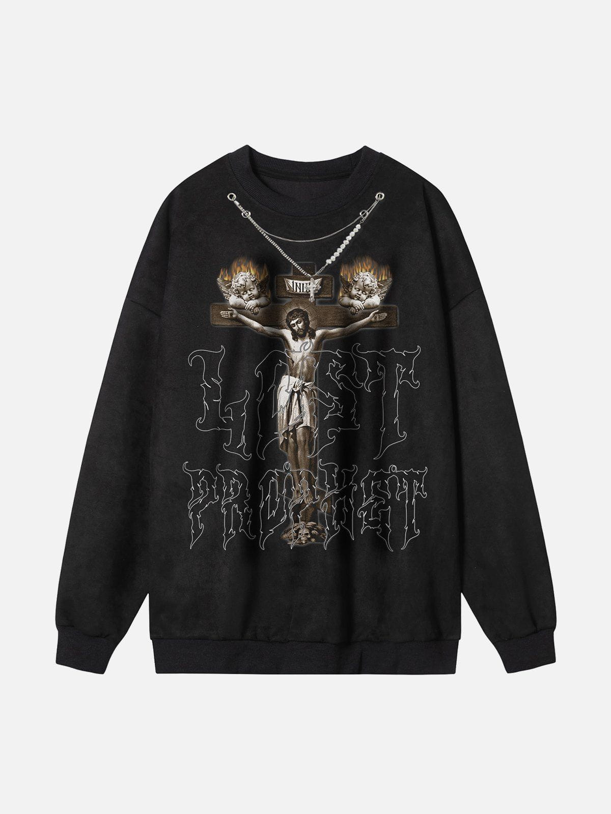 Talishko™ – Cross Necklace Sweatshirt