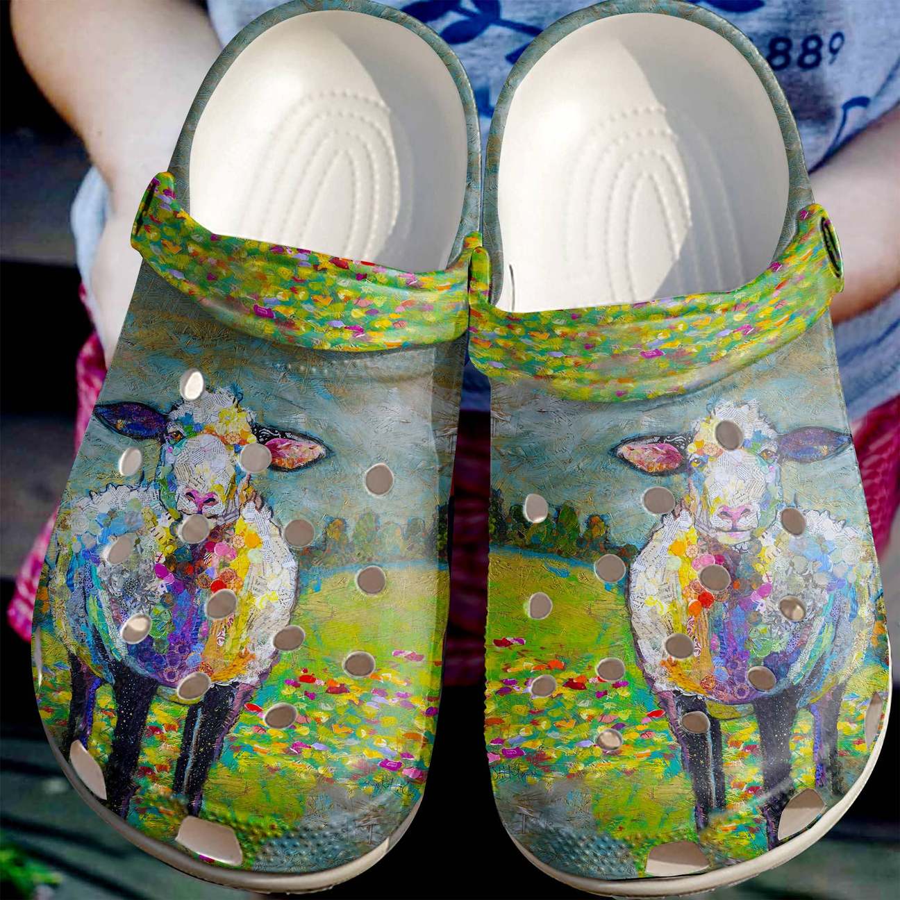 Sheep Personalized Clog, Custom Name, Text, Color, Number Fashion Style For Women, Men, Kid, Print 3D