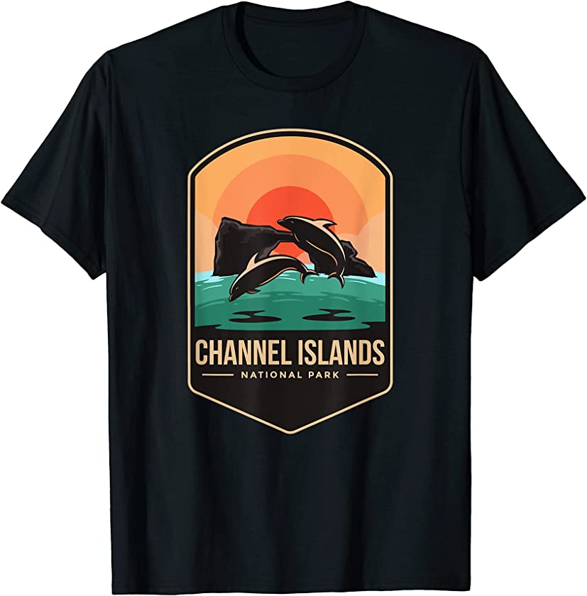 Vintage Retro Channel Islands National Park California T-Shirt