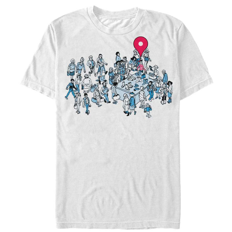 Where’s Waldo Men’s Location Found  T Shirt