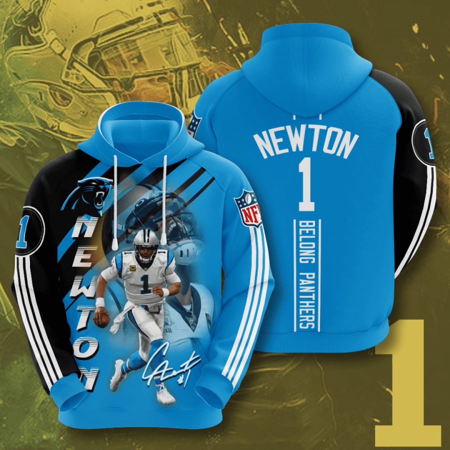 Carolina Panthers Cam Newton 3D Hoodie