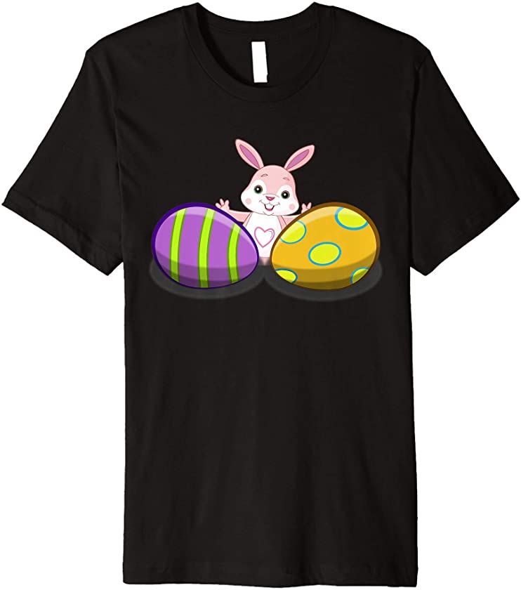 Women Happy Easter Bunny Squad design Premium T-Shirt