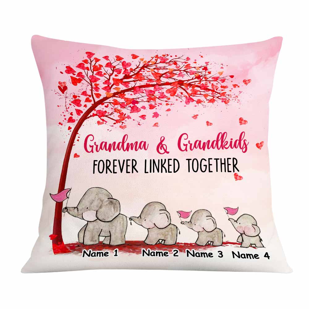 Personalized Elephant Grandma Pillow Jr173 85O58