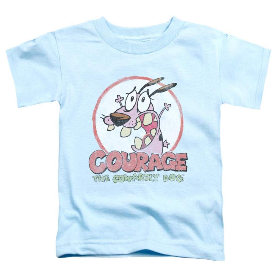 Courage The Cowardly Dog Vintage Courage Toddler T-Shirt