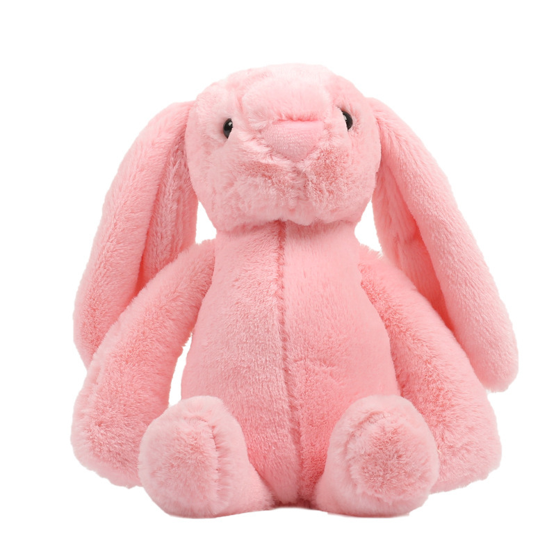 Kawaii Long Ear Bunny Rabbit Plush Doll Soft Stuffed Animals Sleeping Cartoon Kids Plush Toys Birthday Gifts For Children Girls alx