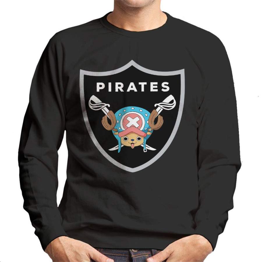 Tony Tony Chopper Pirates Raiders Logo One Piece Men’s Sweatshirt