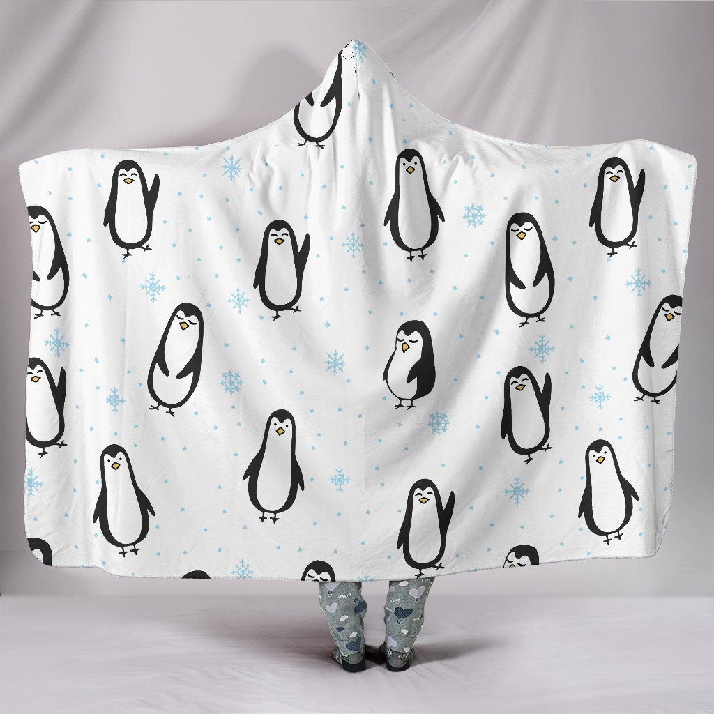 Penguin Hooded Blanket