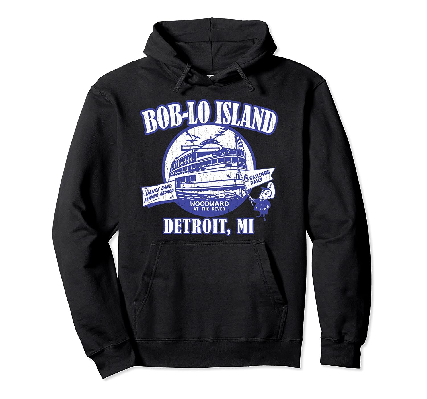 Boblo Island (vintage look) – Detroit, Michigan, T-Shirt, Sweatshirt