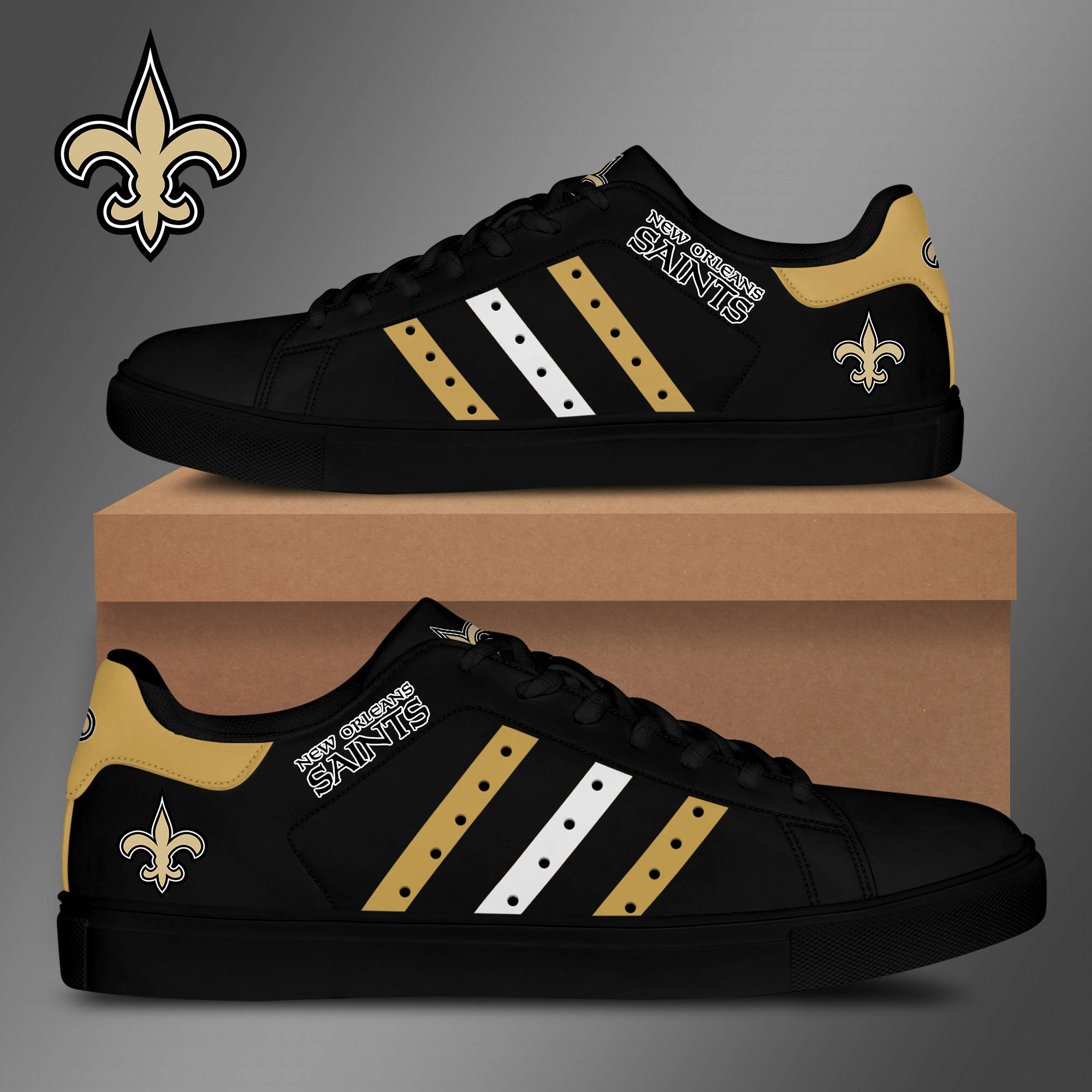 New Orleans Saints Low Top Shoes V7