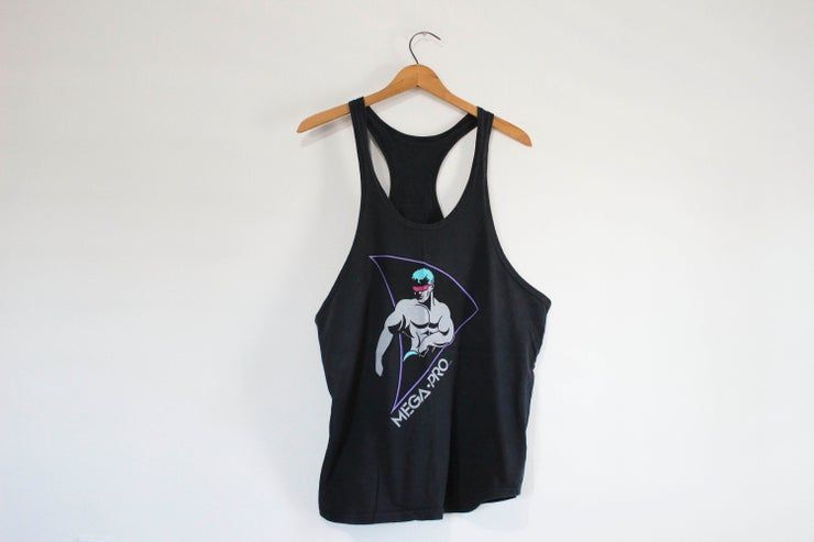 Vintage Mega Pro Gym Wear Bodybuilding Tank Top Shirt