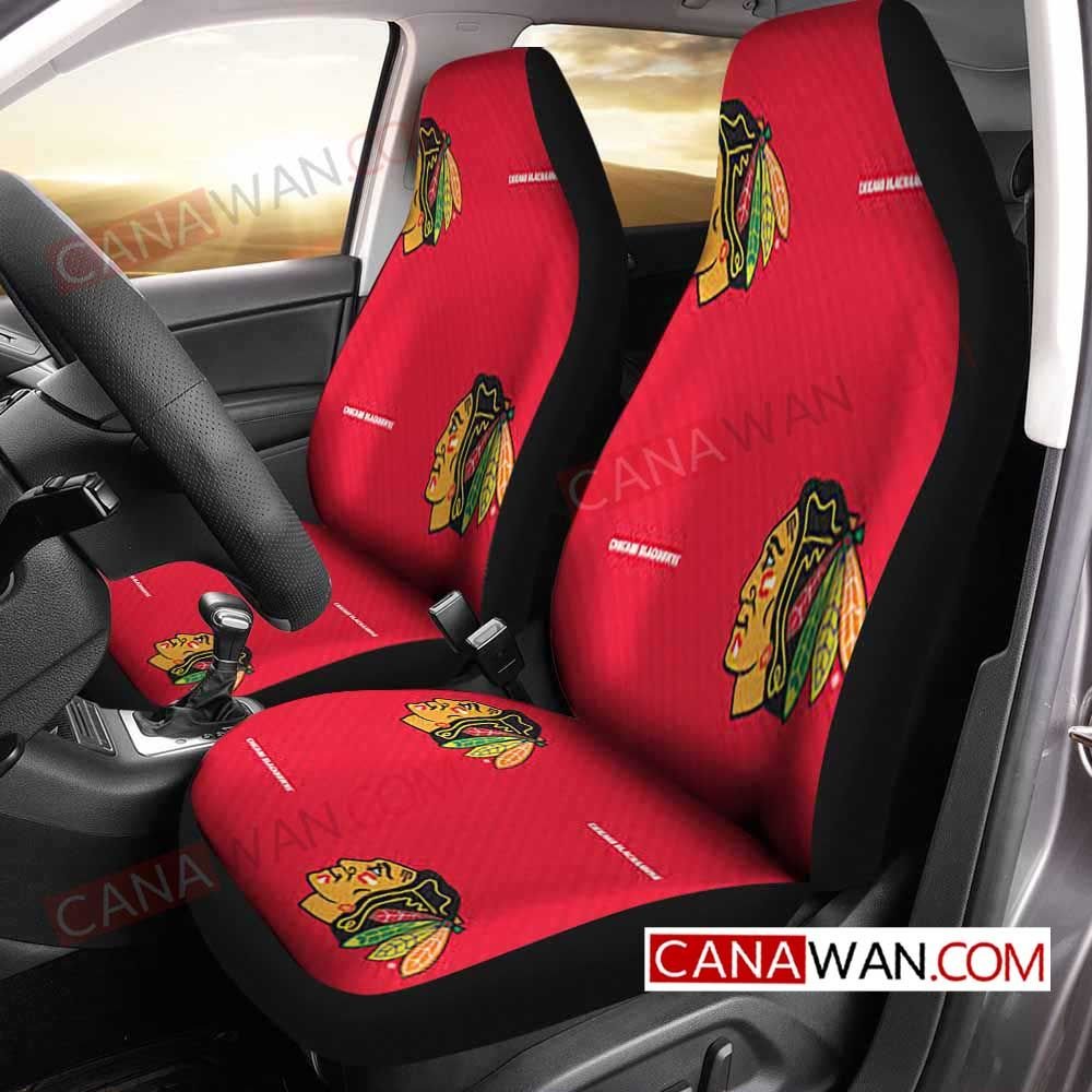 Chicago Blackhawks Style107 3D Customized Personalized Car Seat Cover