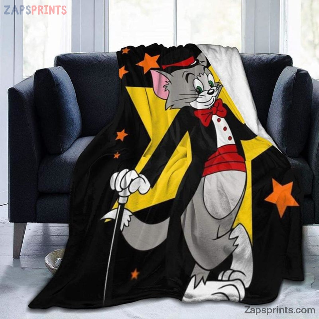 Tom And Jerry Movie Tom Is A Magician Blanket