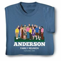 Personalized Your Name All Together Now Family Reunion Shirt