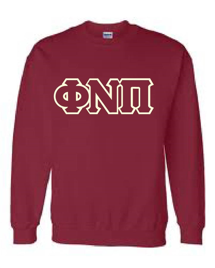 Kappa Phi Nu Pi 3 Letter Embroidered Crewneck Sweatshirt – Kappa Alpha Psi