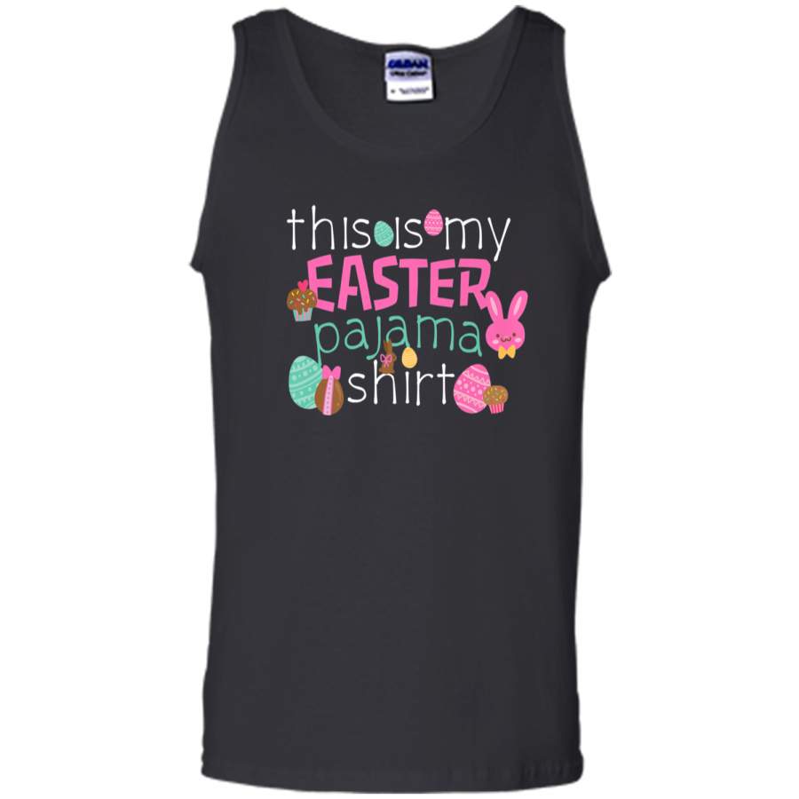 Easter Bunny Cute Pajama T-Shirt PJ Top Girls Sleep Gift Tank Top