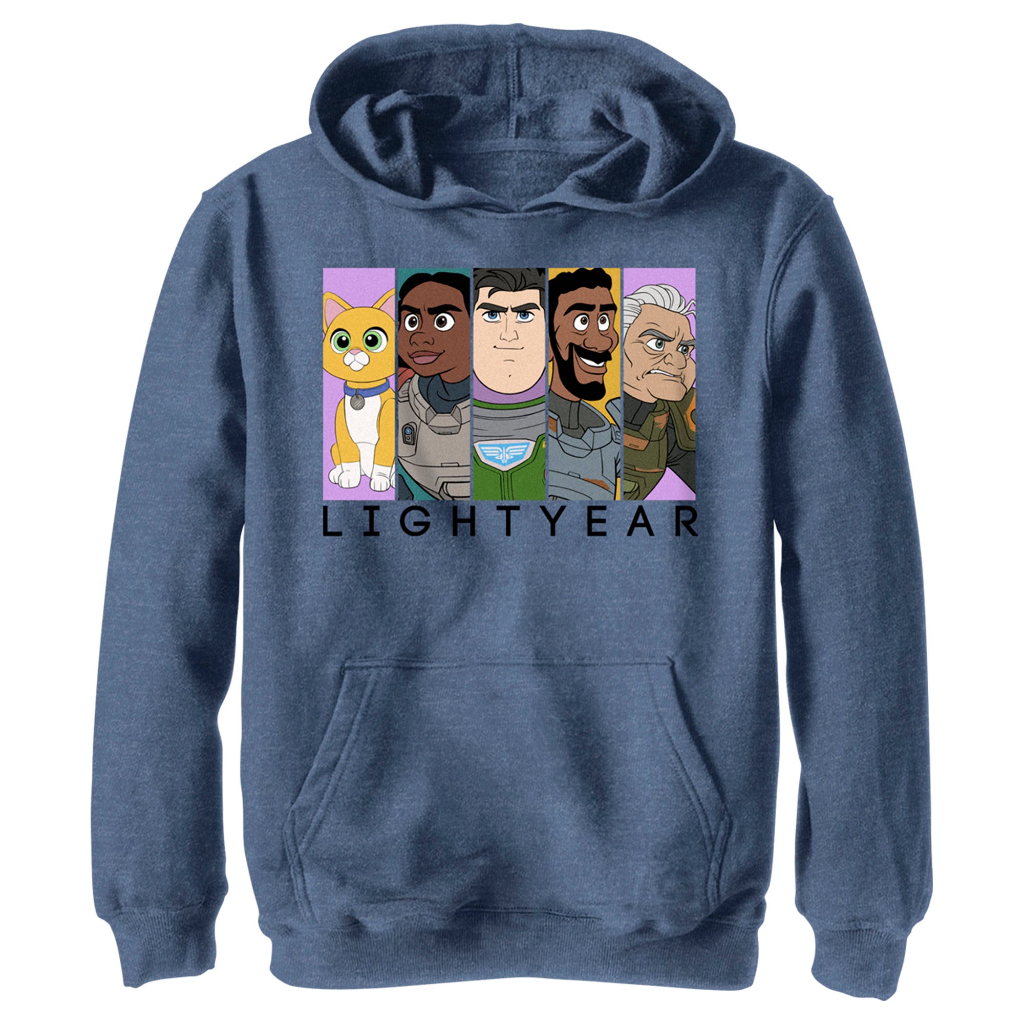 Boy’S Lightyear Group Panels Pull Over Hoodie