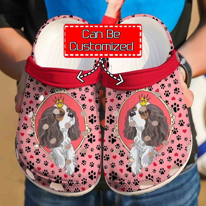 Dog – Cavalier King Charles Spaniel Cute Clog Shoes For Men And Women