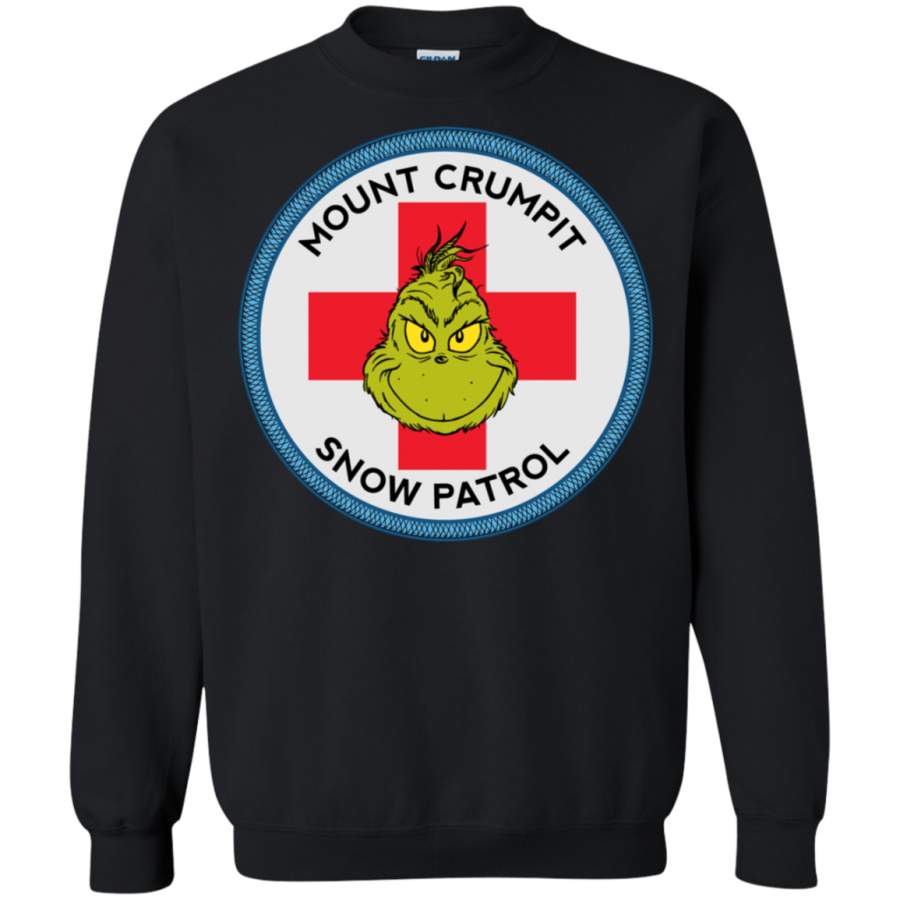 Dr Seuss Grinch Mount Crumpit Snow Patrol Pullover Sweatshirt Readingllc