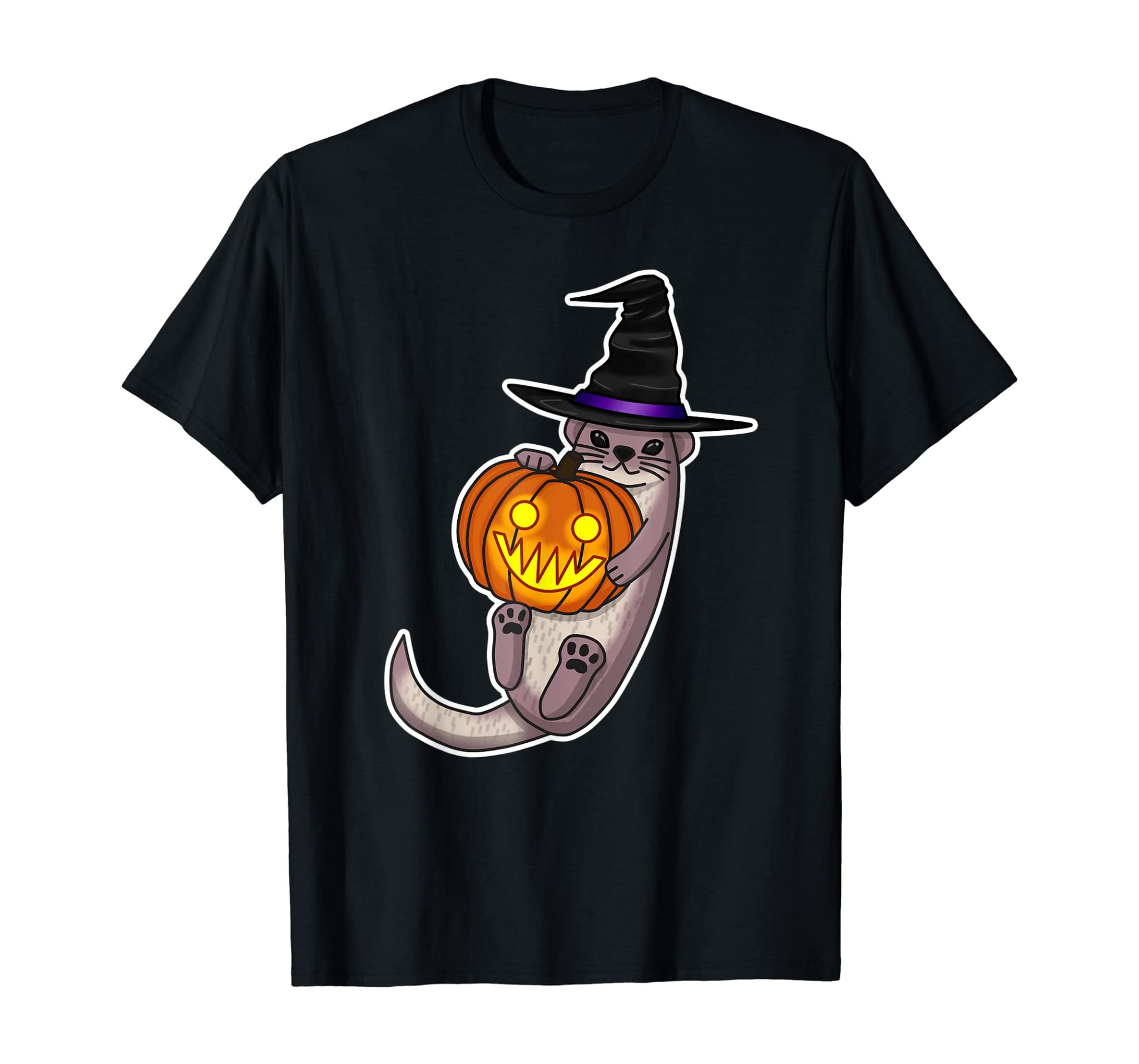 Funny Cute Halloween Otter Lover Gift Otter Love Gifts T-Shirt