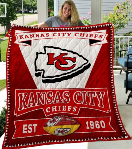 Kansas City Chiefs 1 Quilt Blanket