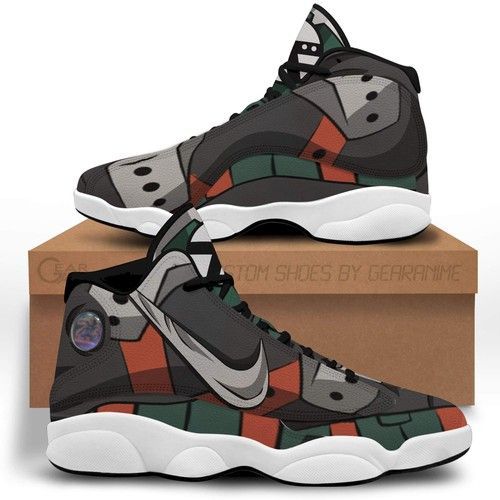 Mha Kacchan Jordan 13 Shoes My Hero Academia Anime Sneakers JD13 Sneakers Personalized Shoes Design
