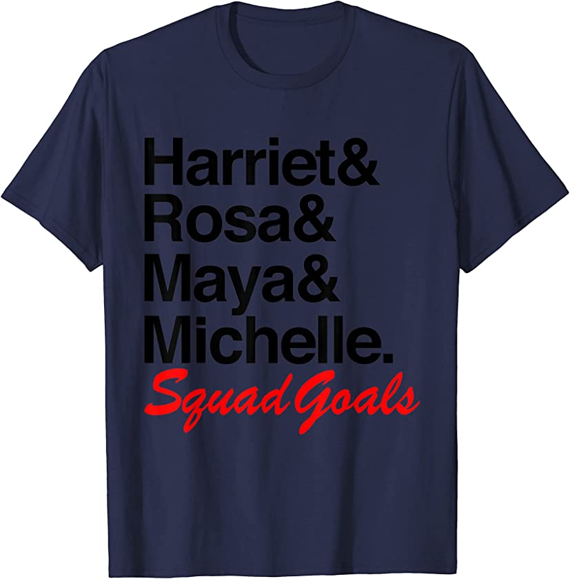 Black African American afrocentric History Squad Goals T-Shirt