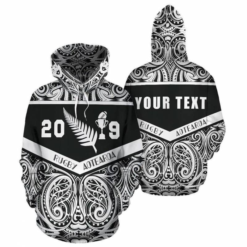 Aotearoa Rugby Win 2019 Hoodie – Custom Version K4