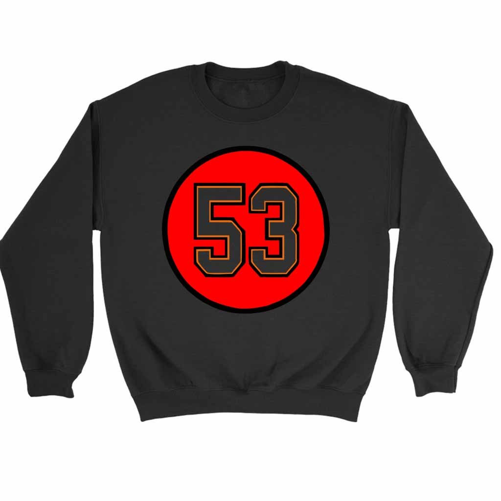 Chapelle Russell Number 53 Tampa Bay Buccaneers Sweatshirt Sweater