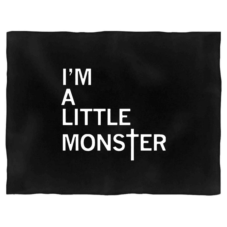 I’m A Little Monster Lady Gaga Vtg Blanket