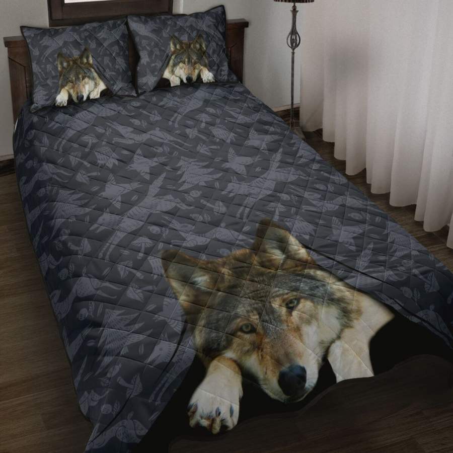 Wolf Art Quilt Bedding Set NM20042103