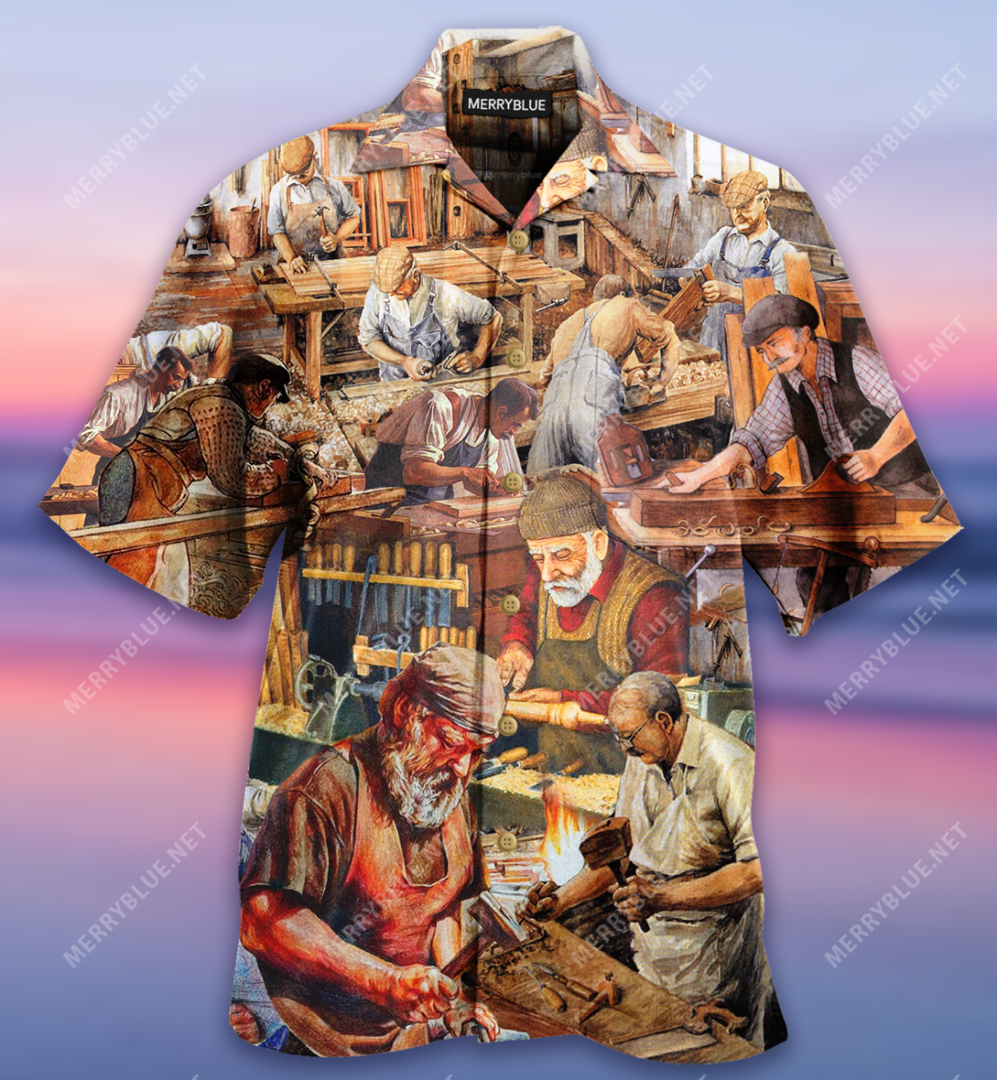 Woodworking Is Therapy Unisex Hawaiian Shirt