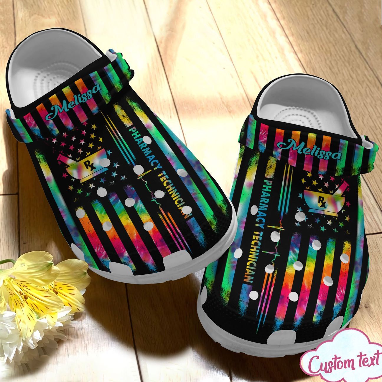 Pharmacist Personalized Personalize Clog, Custom Name, Text, Fashion Style For Women, Men, Kid, Print 3D Pharmacy Technician