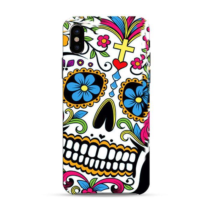 Sugar Skull Dia De Los Muertos iPhone XR 3D Case