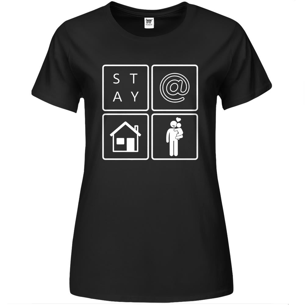 Mens Stay At Home Dad For Gift – S@H Squares Style Sahd Father’S Day Gift Premium Womens Tshirts