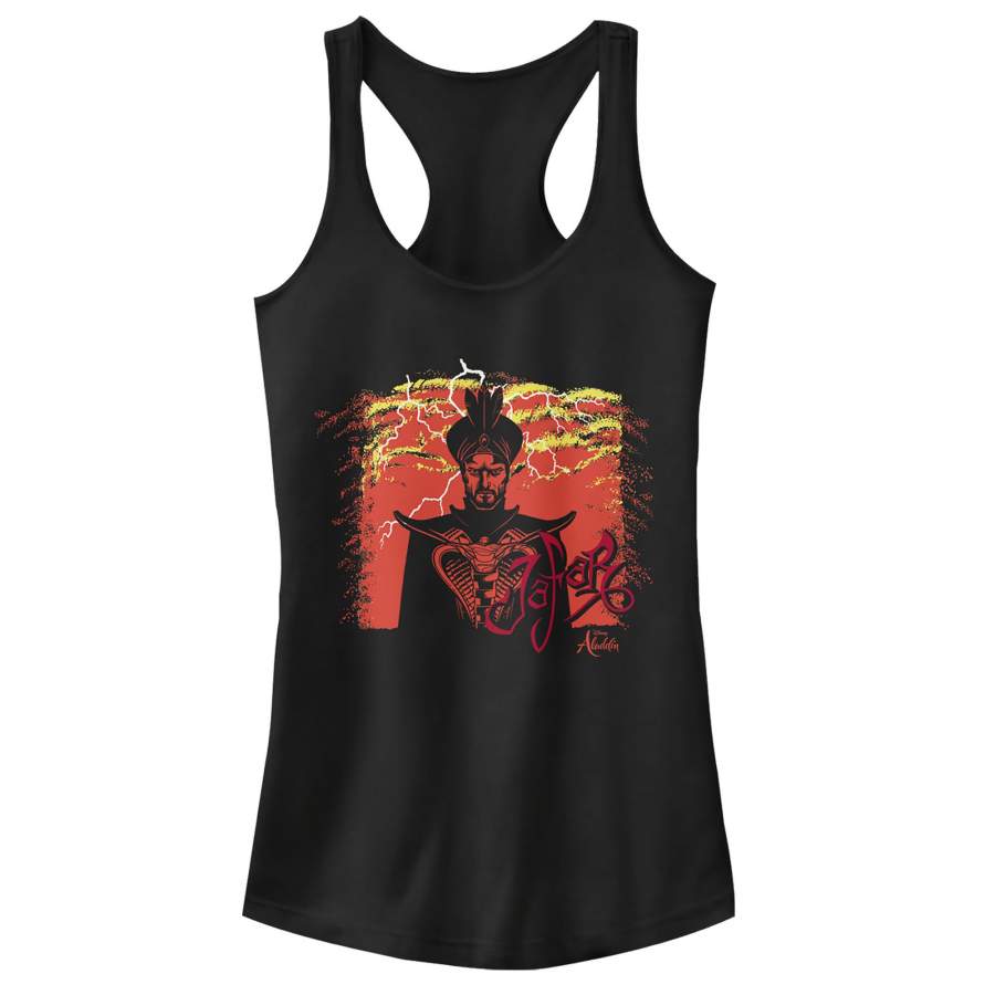 Aladdin Junior’s Artistic Stormy Jafar Racerback Tank Top