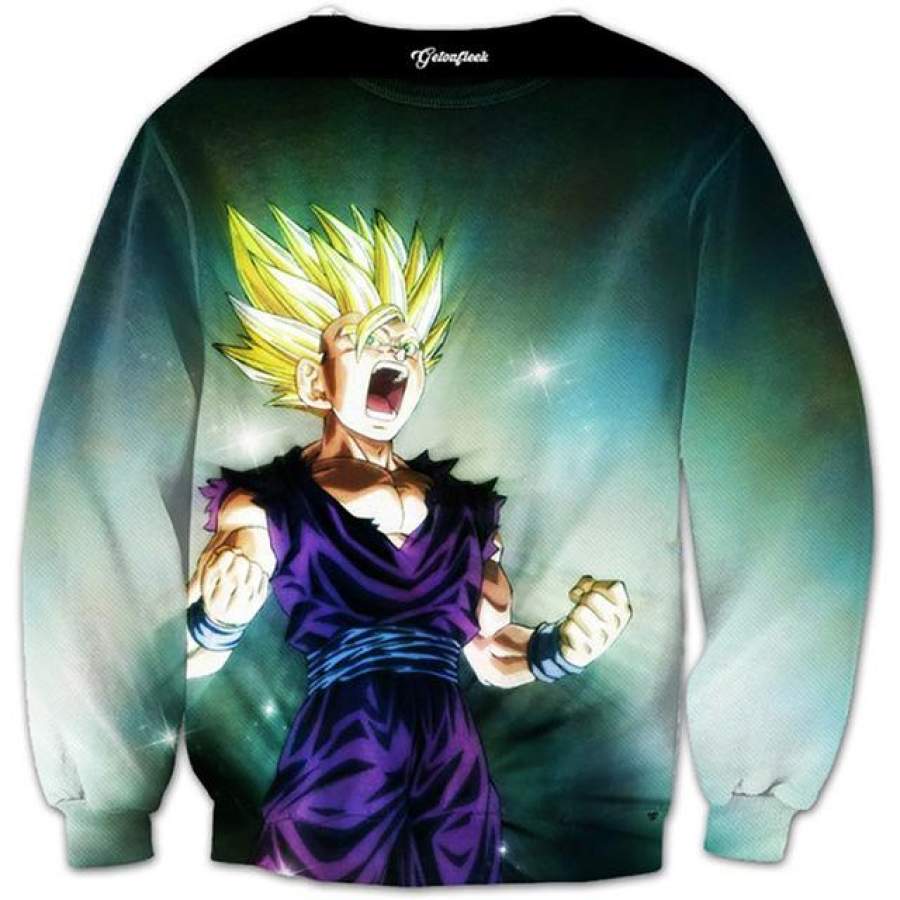 Cloudstyle Dragon Ball Super 3d Anime Sweatshirt Men Goku Ultra Instinct 3d Print Pullover Top 3617